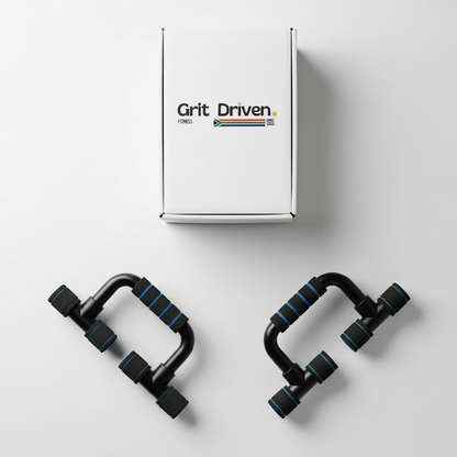 Grit Driven™ IronCore Push-Up Bars | Elevate Every Rep