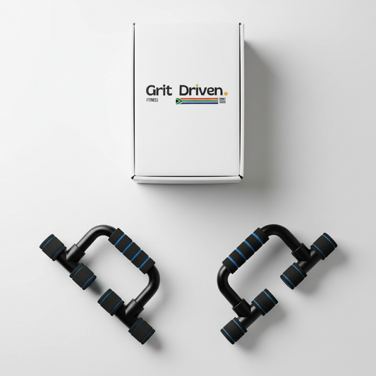 Grit Driven™ IronCore Push-Up Bars | Elevate Every Rep
