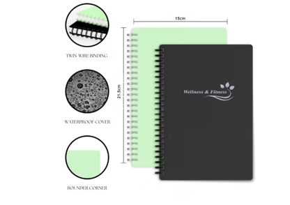 The Grit Journal – Daily Wellness & Mindset Planner