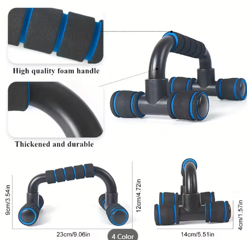 Grit Driven™ IronCore Push-Up Bars | Elevate Every Rep
